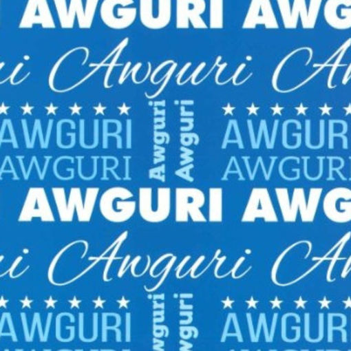Picture of GIFT WRAPPING AWGURI BLUE 50X70CM